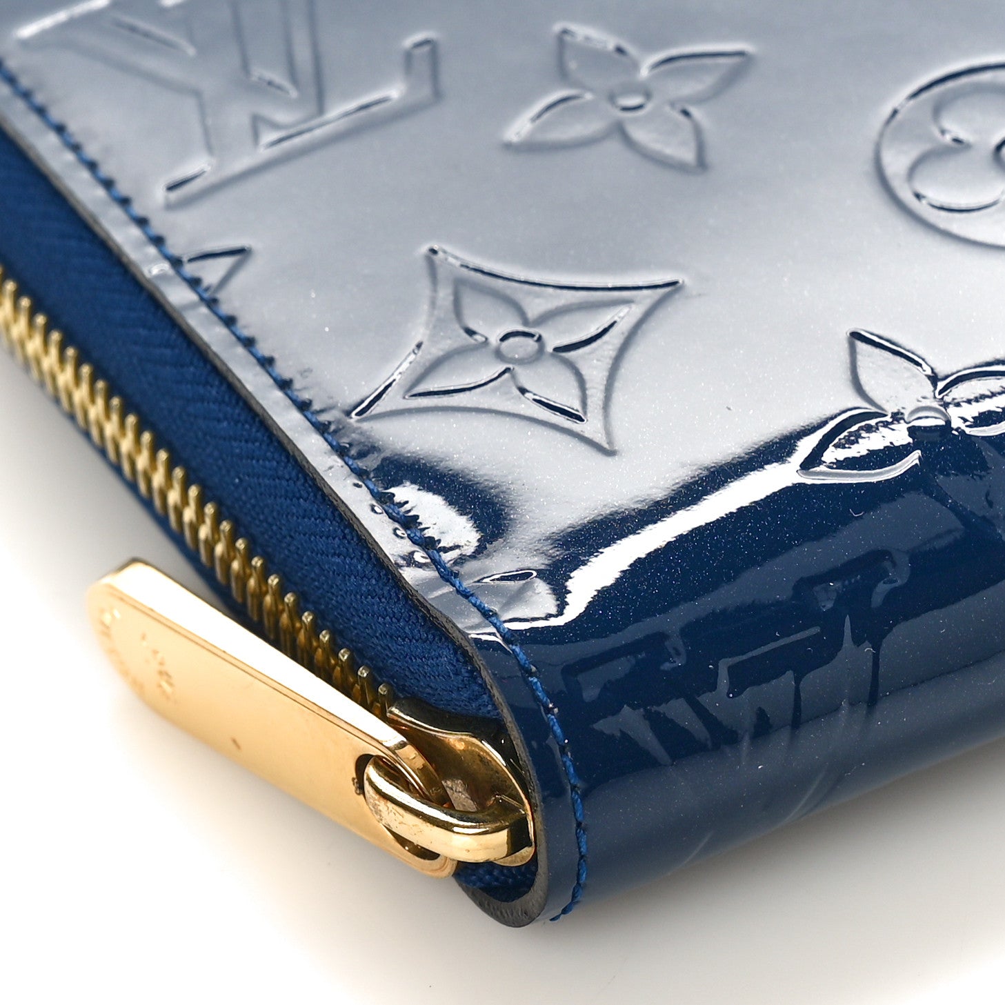 Louis Vuitton Vernis Zippy Wallet Grand Blue 7 of 8
