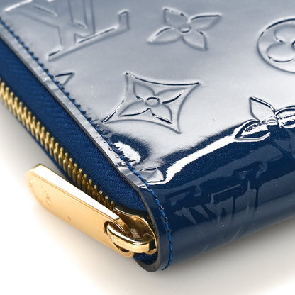 Louis Vuitton Vernis Zippy Wallet Grand Blue 7 of 8