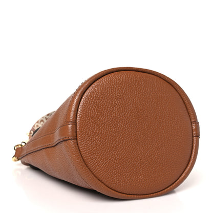 Marc Jacobs Grained Calfskin Mini The Bucket Bag Argan Oil 4 of 11
