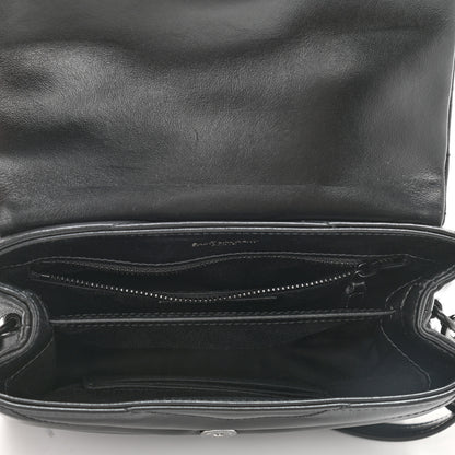 Saint Laurent Calfskin Y Quilted Monogram Toy Loulou Crossbody Bag Black 5 of 11