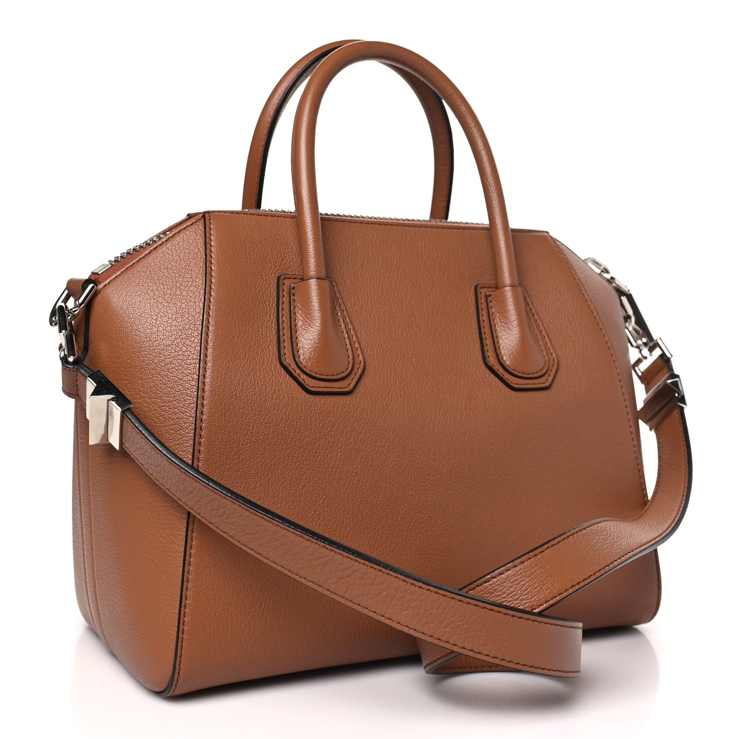 Givenchy Sugar Goatskin Small Antigona Pony Brown 3 of 10