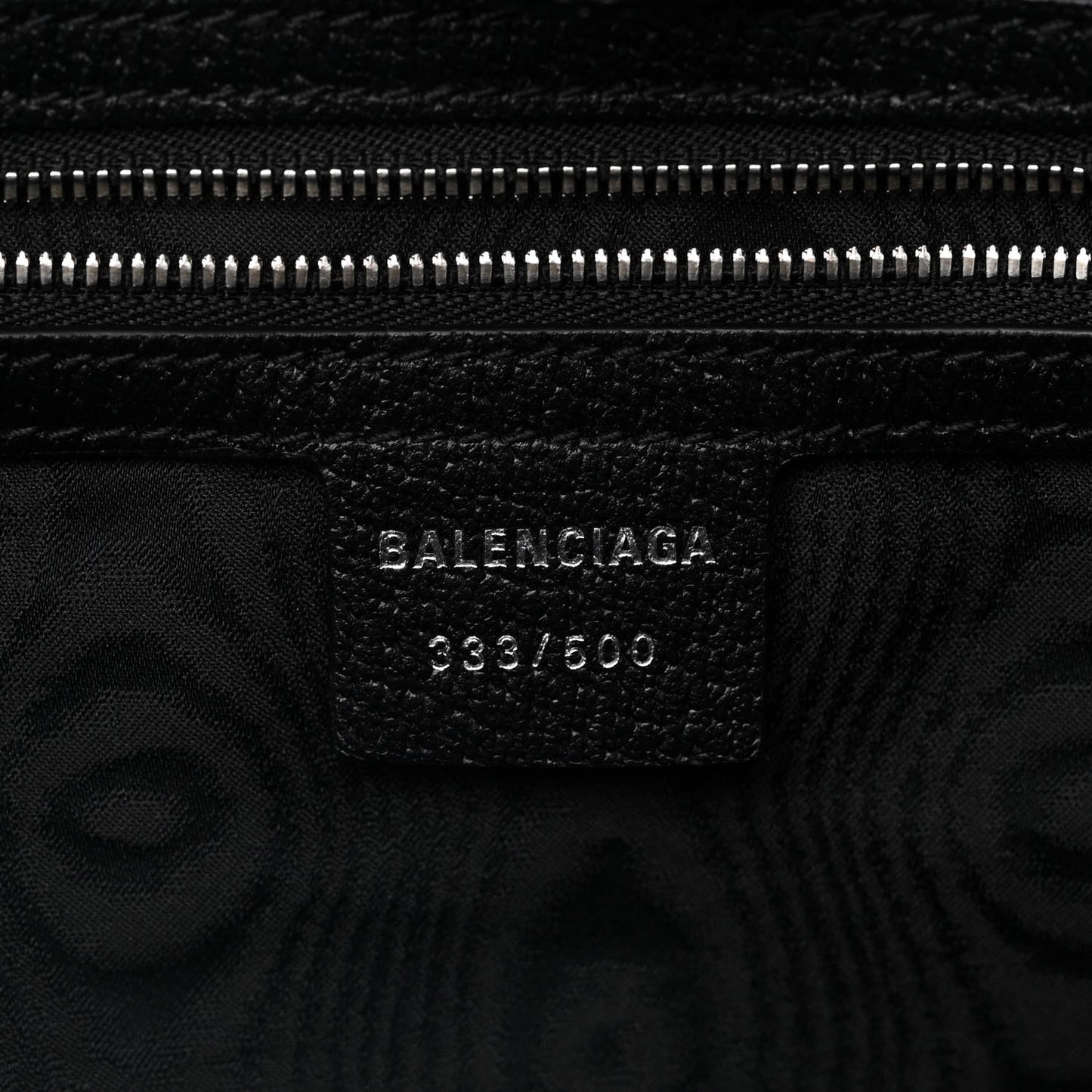 X BALENCIAGA BB Monogram Web Graffiti Large Ophidia Shopping Tote Black