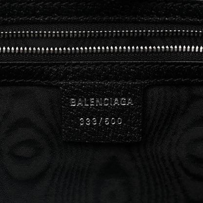Gucci X BALENCIAGA BB Monogram Web Graffiti Large Ophidia Shopping Tote Black 7 of 13