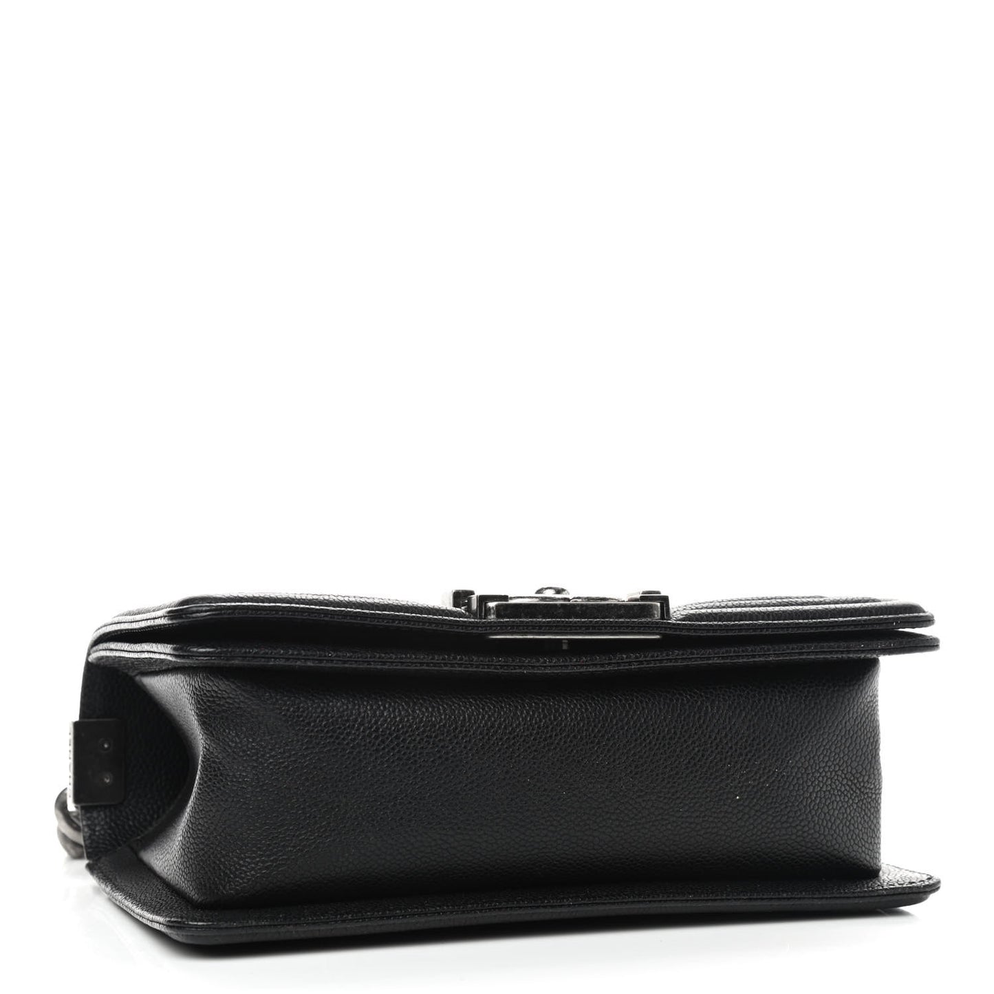 Caviar Quilted Small Boy Flap Black