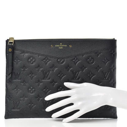 Louis Vuitton Empreinte Daily Pouch Black 2 of 6