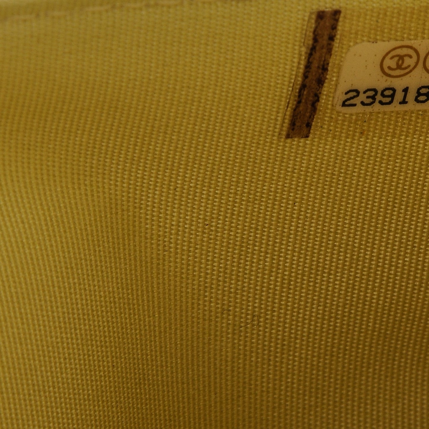Lambskin Quilted Trendy CC Wallet On Chain WOC Yellow