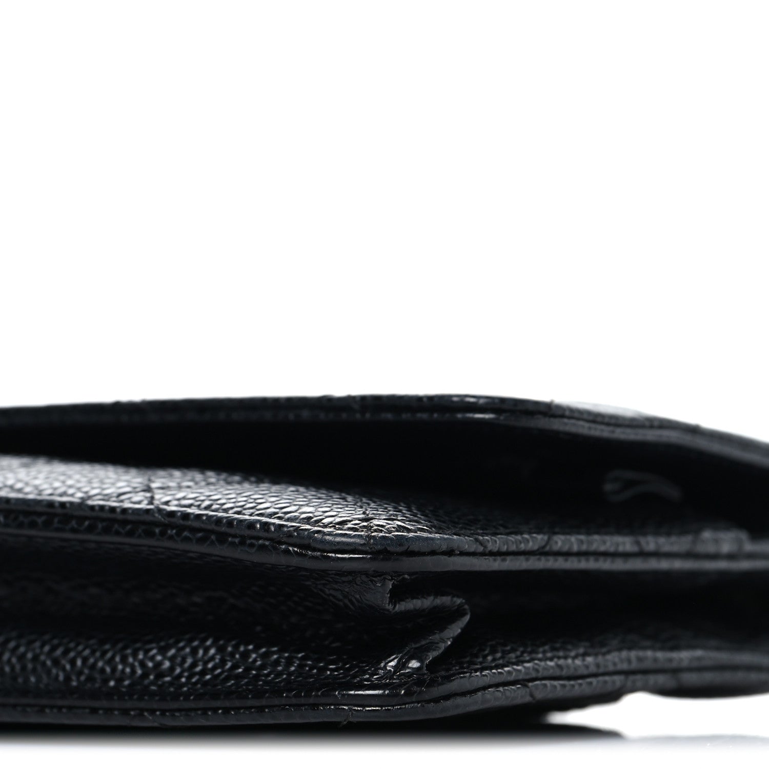 Chanel Caviar Quilted Wallet On Chain WOC Black 11 of 12