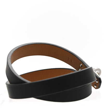 Hermes Box Kelly Double Tour Bracelet T4 Black 6 of 7