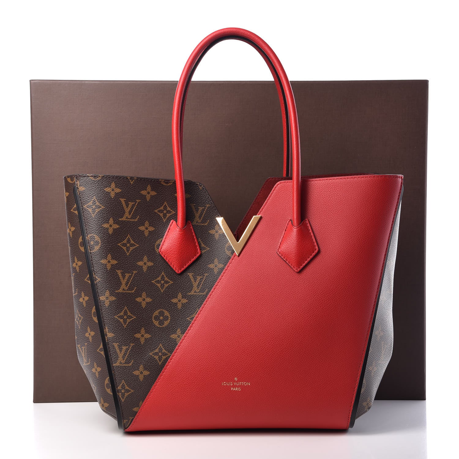 Louis Vuitton Calfskin Monogram Kimono Tote Cherry 11 of 11