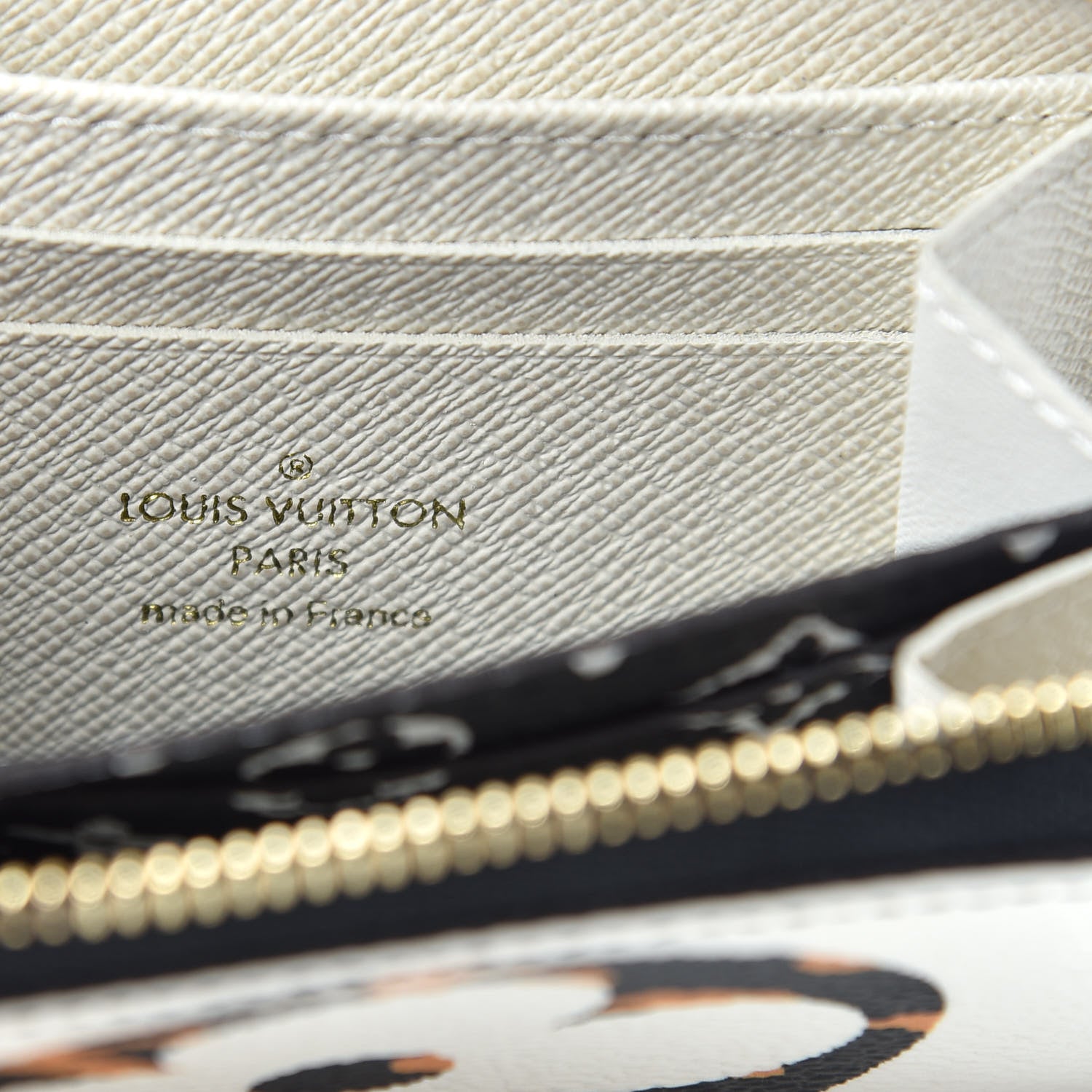 Louis Vuitton Monogram Giant Jungle Zippy Coin Purse Ivory 6 of 6