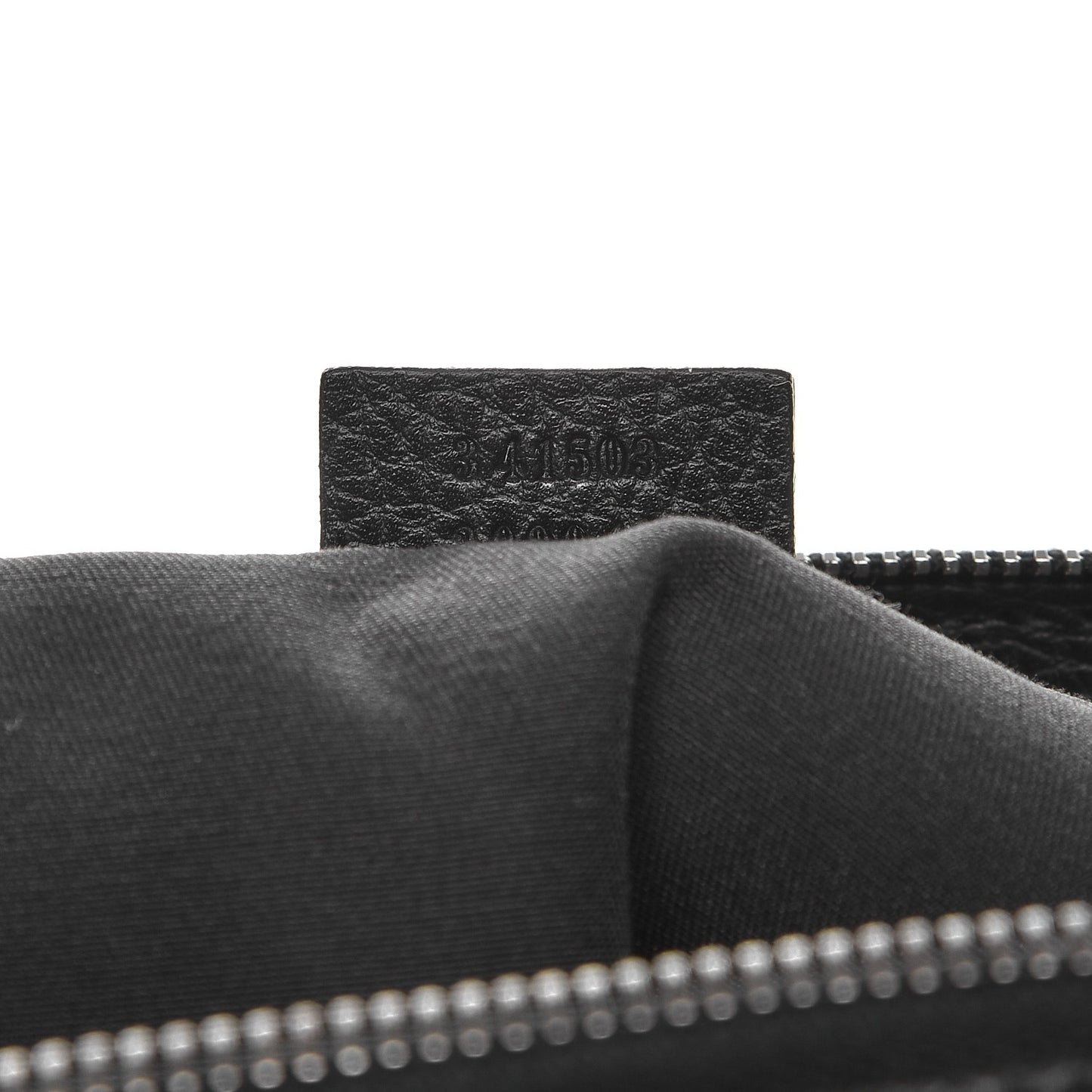 Pebbled Calfskin Medium GG Charm Dome Satchel Black