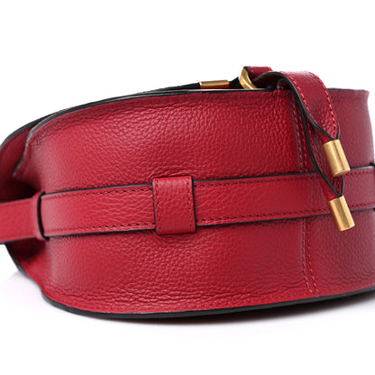 Chloe Calfskin Mini Marcie Round Crossbody Bag Red 8 of 11