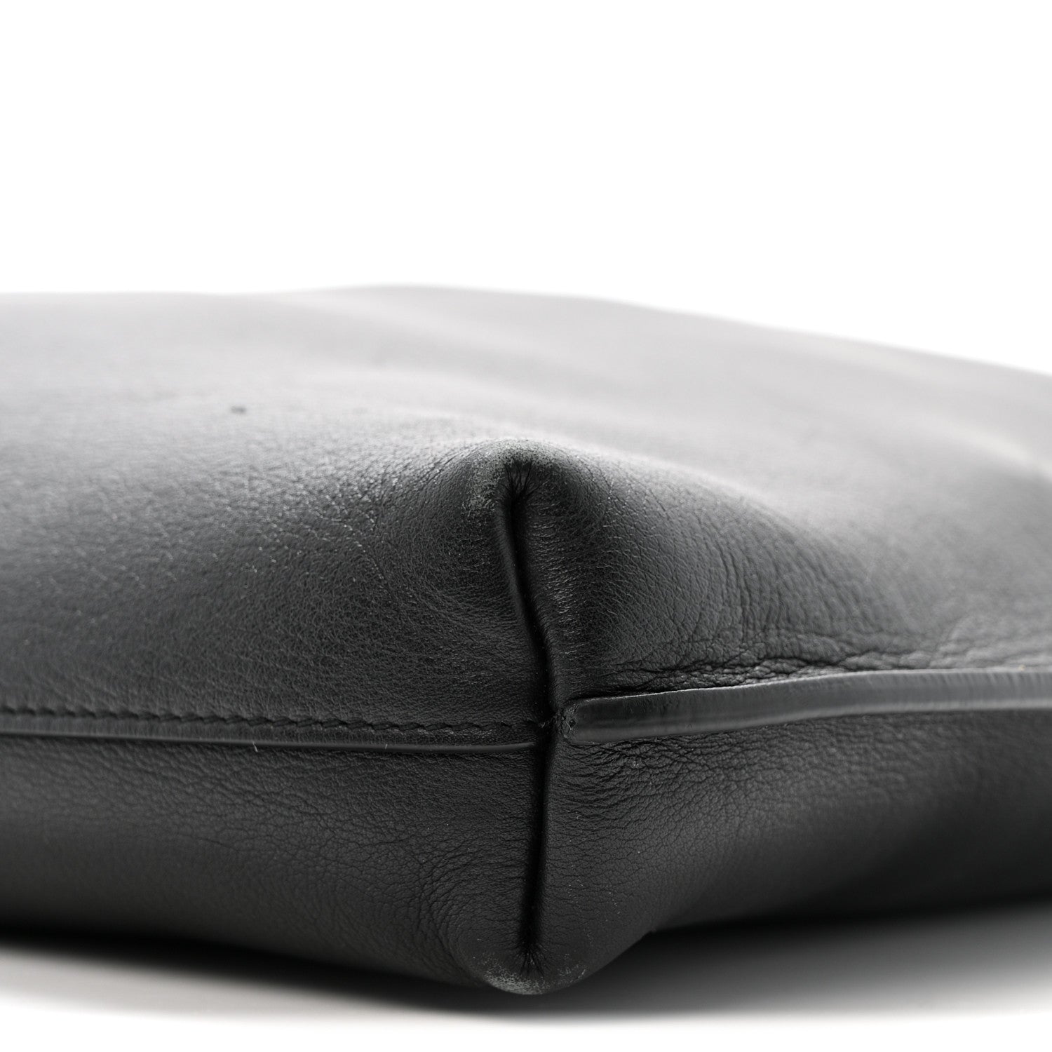 Saint Laurent Calfskin Medium Suzanne Hobo Black 10 of 14