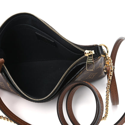 Louis Vuitton Monogram Pallas Clutch Black 4 of 8