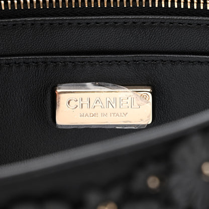Chanel Lambskin Small Camellia Flap Black 6 of 11