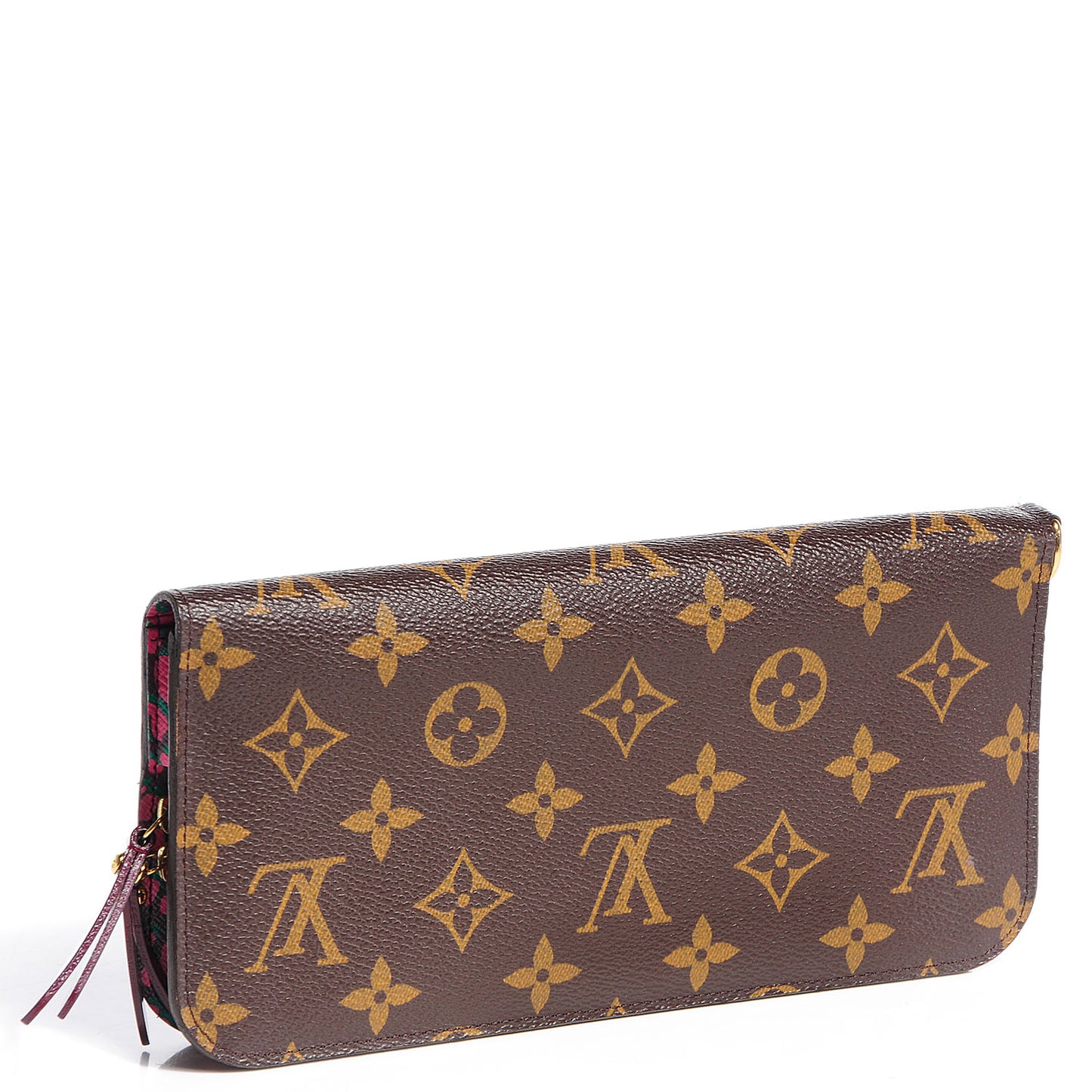 Monogram Leopard Insolite Wallet Rouge Fauviste