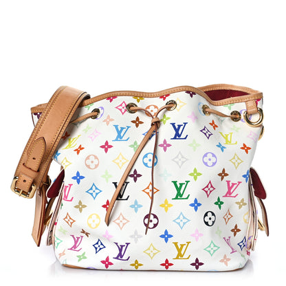 Louis Vuitton Monogram Multicolor Petit Noe White 1 of 9