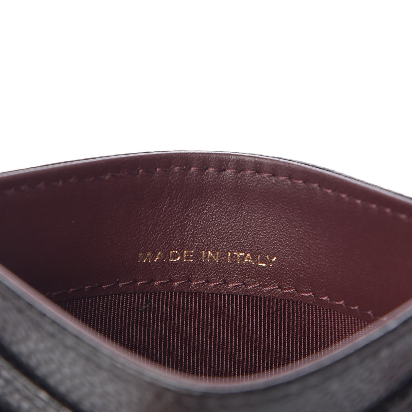 Caviar Quilted Card Holder Black