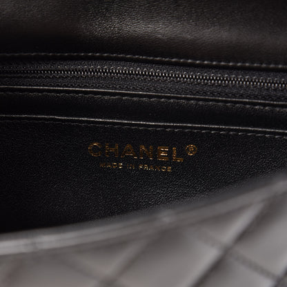 Chanel Lambskin Quilted Mini Rectangular Flap Black 8 of 11