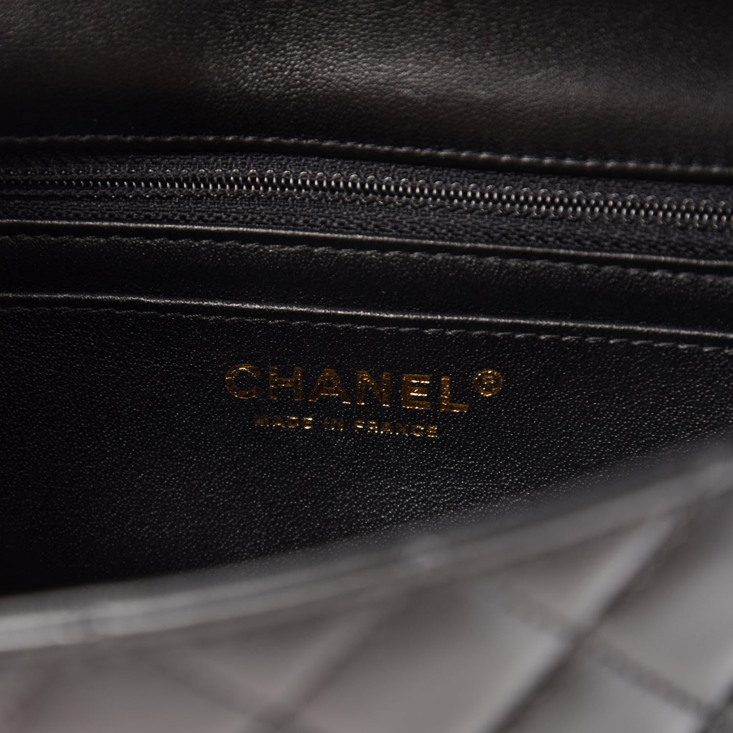 Chanel Lambskin Quilted Mini Rectangular Flap Black 8 of 11
