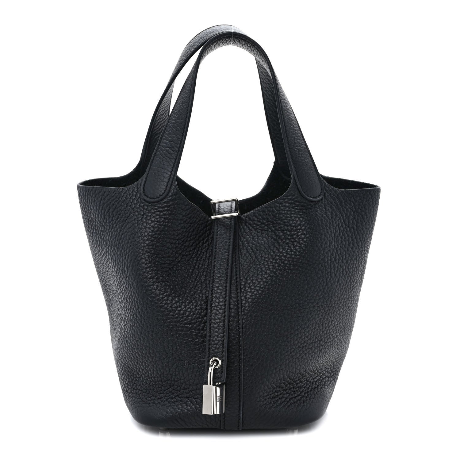 Hermes Taurillon Clemence Picotin Lock 18 PM Black 1 of 9