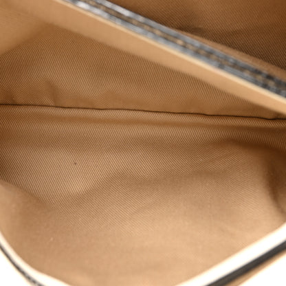 Jimmy Choo Calfskin Crystal Medium Cheri Top Handle Bag Milk 6 of 16