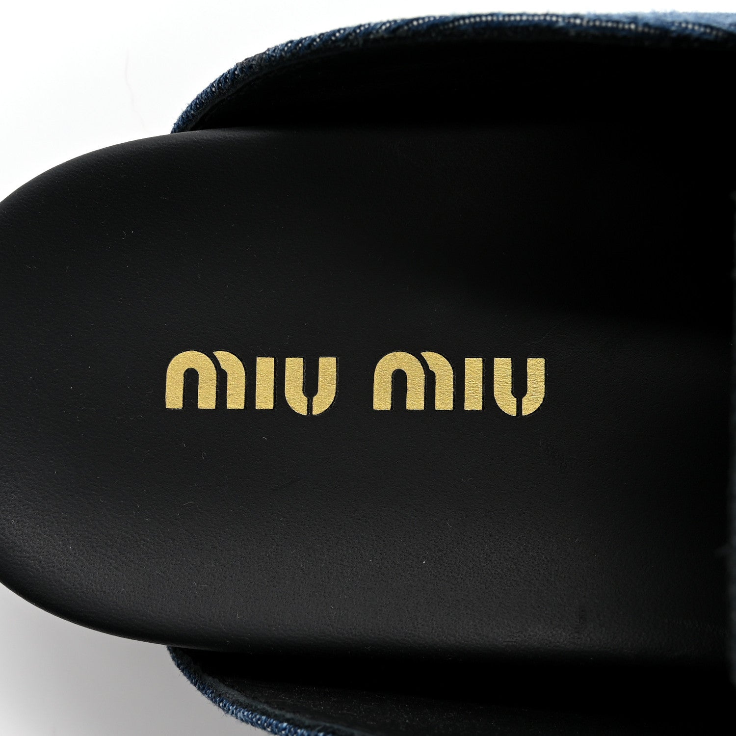 Miu Miu Denim Mules 37.5 Denim 7 of 14