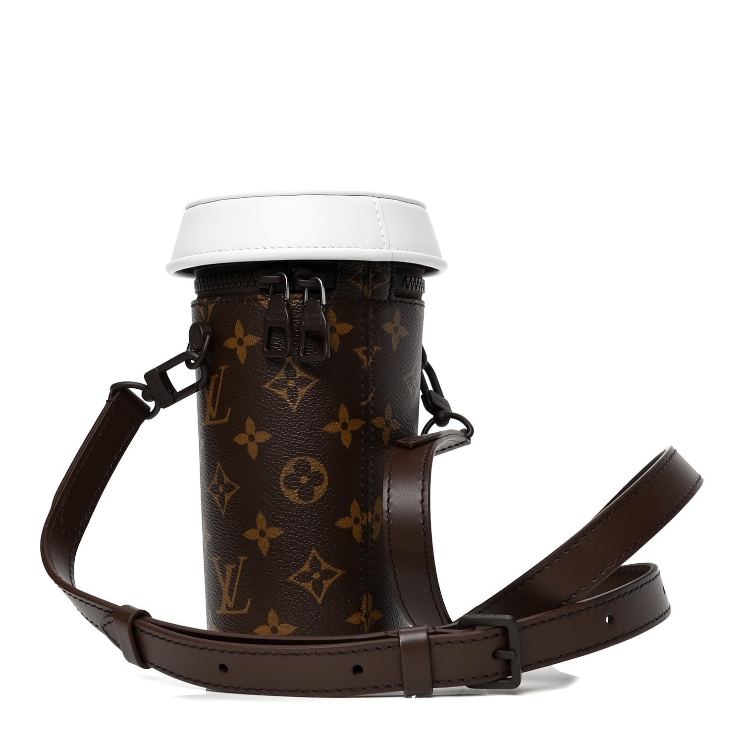 Louis Vuitton Monogram Calfskin Everyday LV Coffee Cup Pouch 2 of 4
