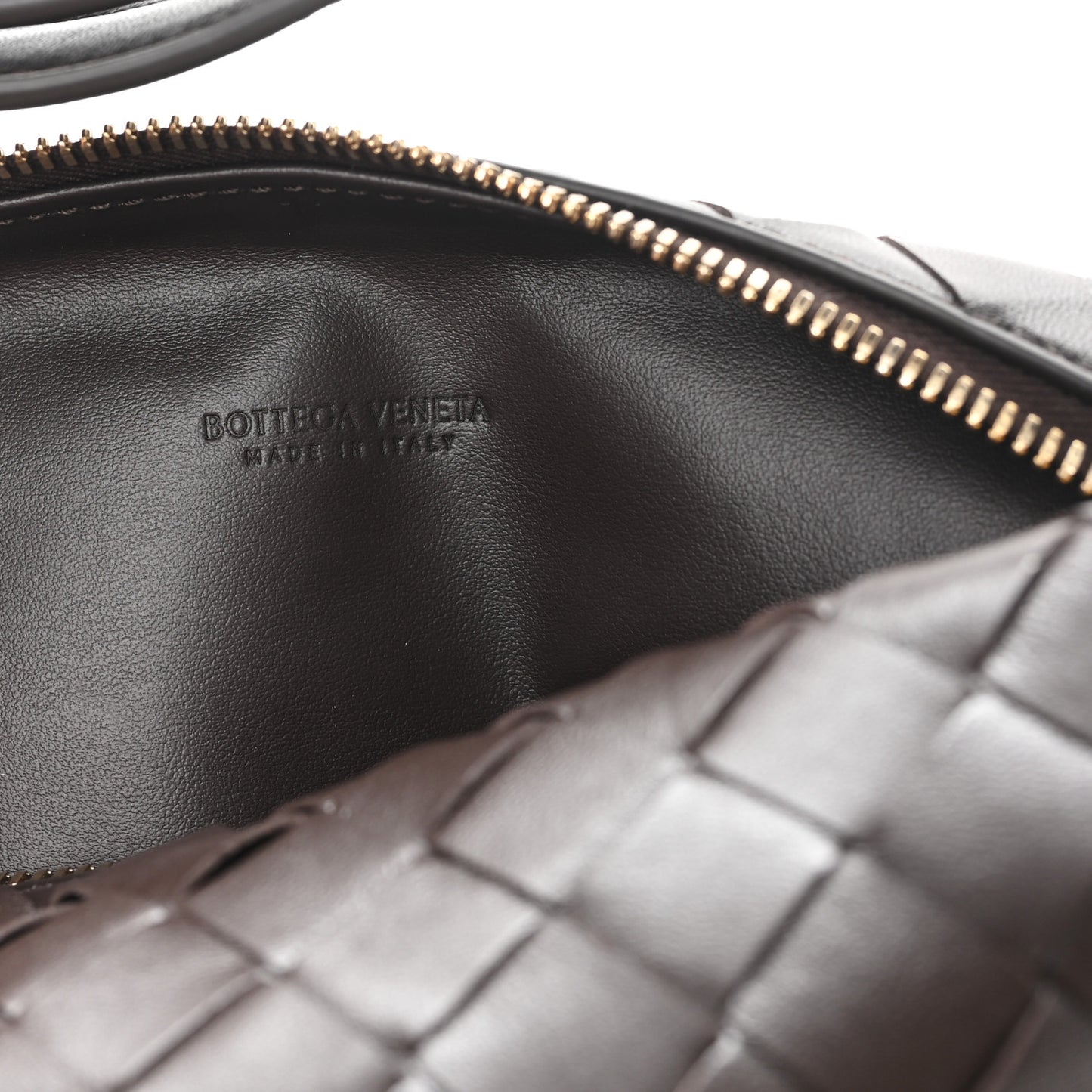 Calfskin Nappa Intrecciato Mini Wallace Fondant