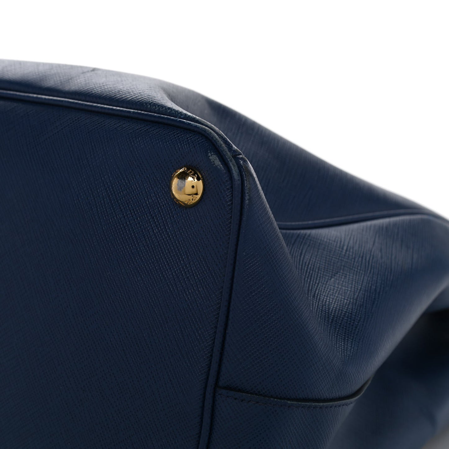 Saffiano Lux Extra Large Galleria Double Zip Tote Bluette