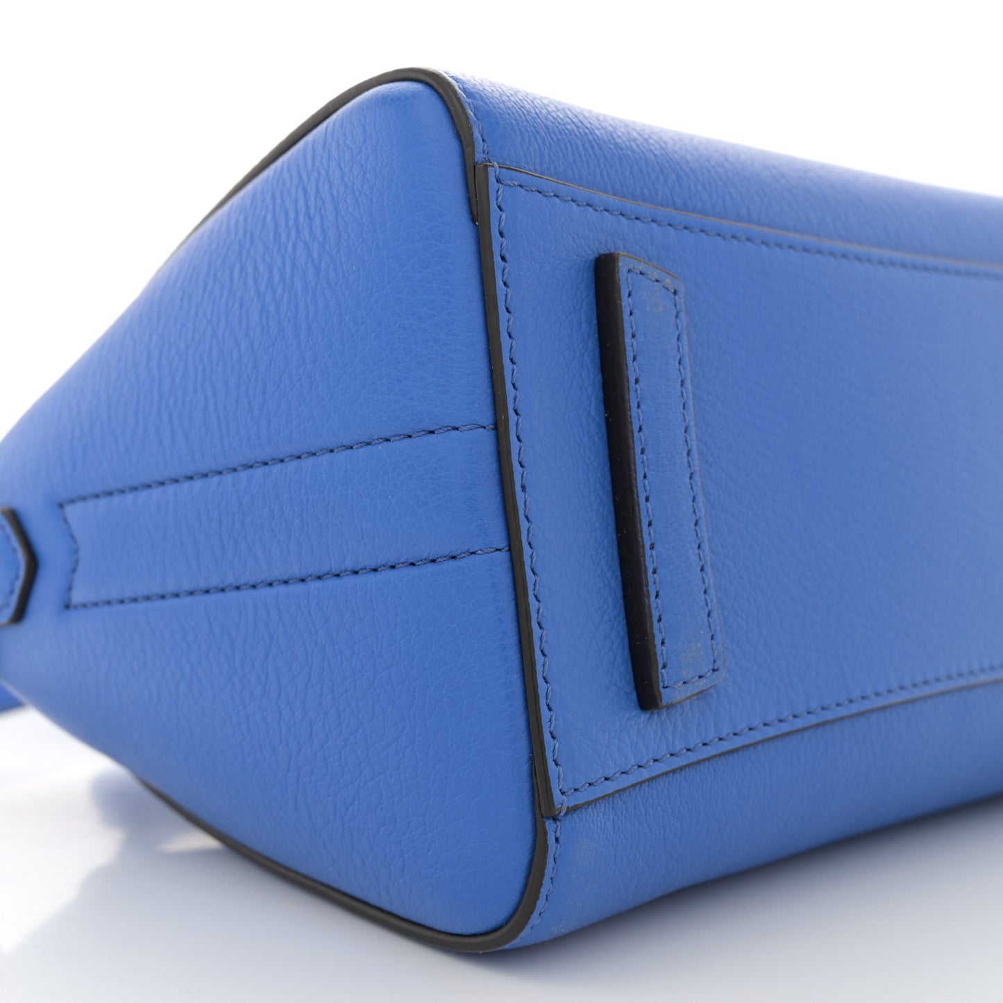 Sugar Goatskin Mini Antigona Persian Blue