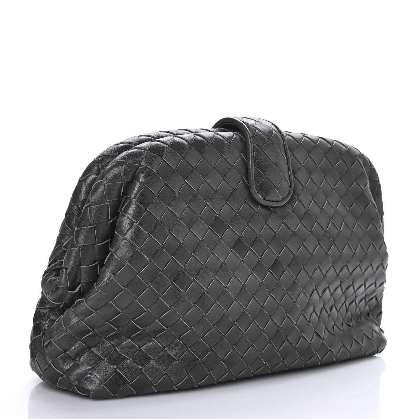 Nappa Intrecciato The Lauren 1980 Clutch Ebano
