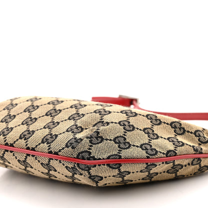 Gucci Monogram Pochette Black Red 12 of 15