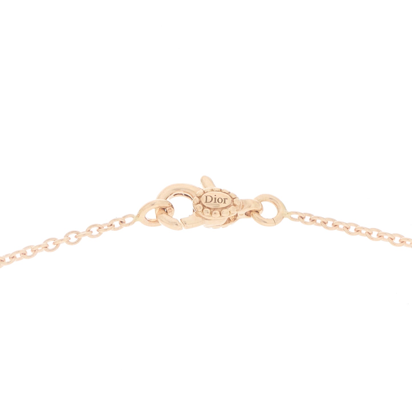 18K Rose Gold Diamond Small Rose Couture Necklace