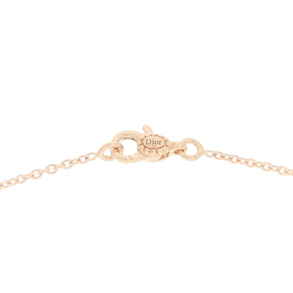 Christian Dior 18K Rose Gold Diamond Small Rose Couture Necklace 4 of 7