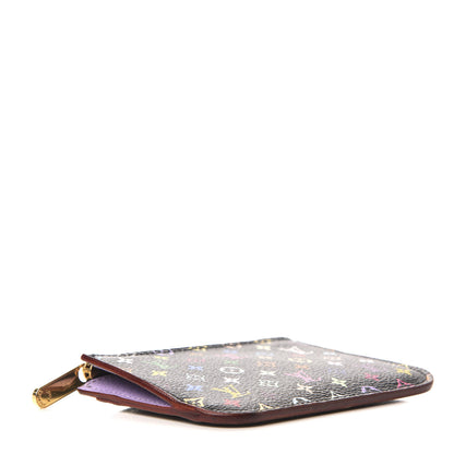 Louis Vuitton Monogram Multicolor Key Pouch Black Violet 4 of 6