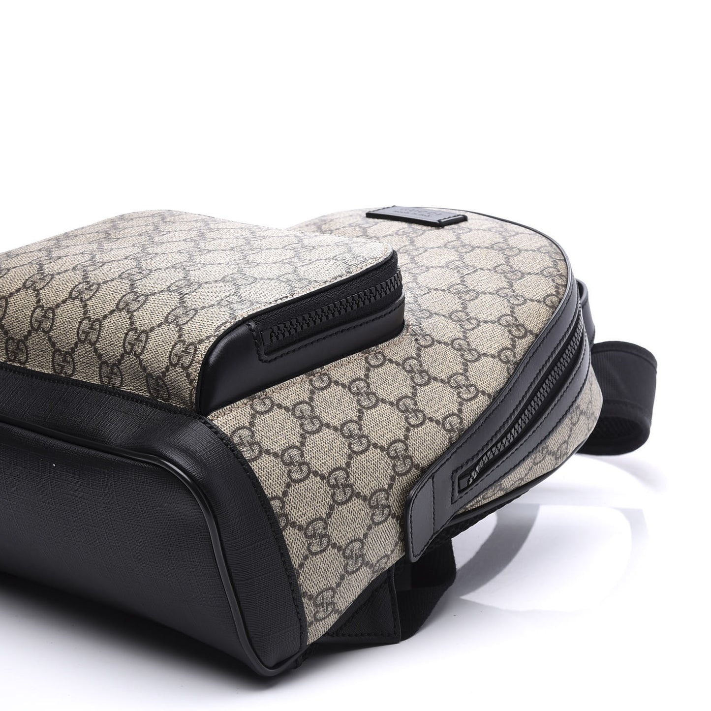 GG Supreme Monogram Small Eden Day Backpack Black