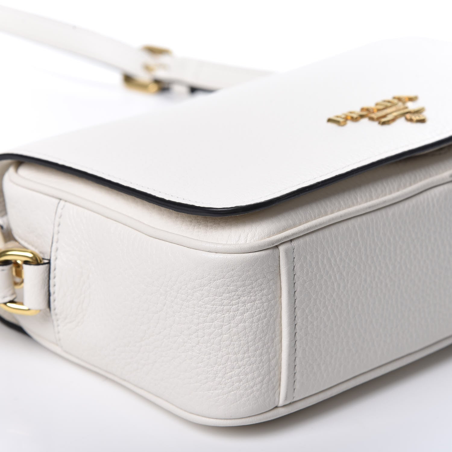 Prada Vitello Phenix Flap Crossbody White 5 of 8