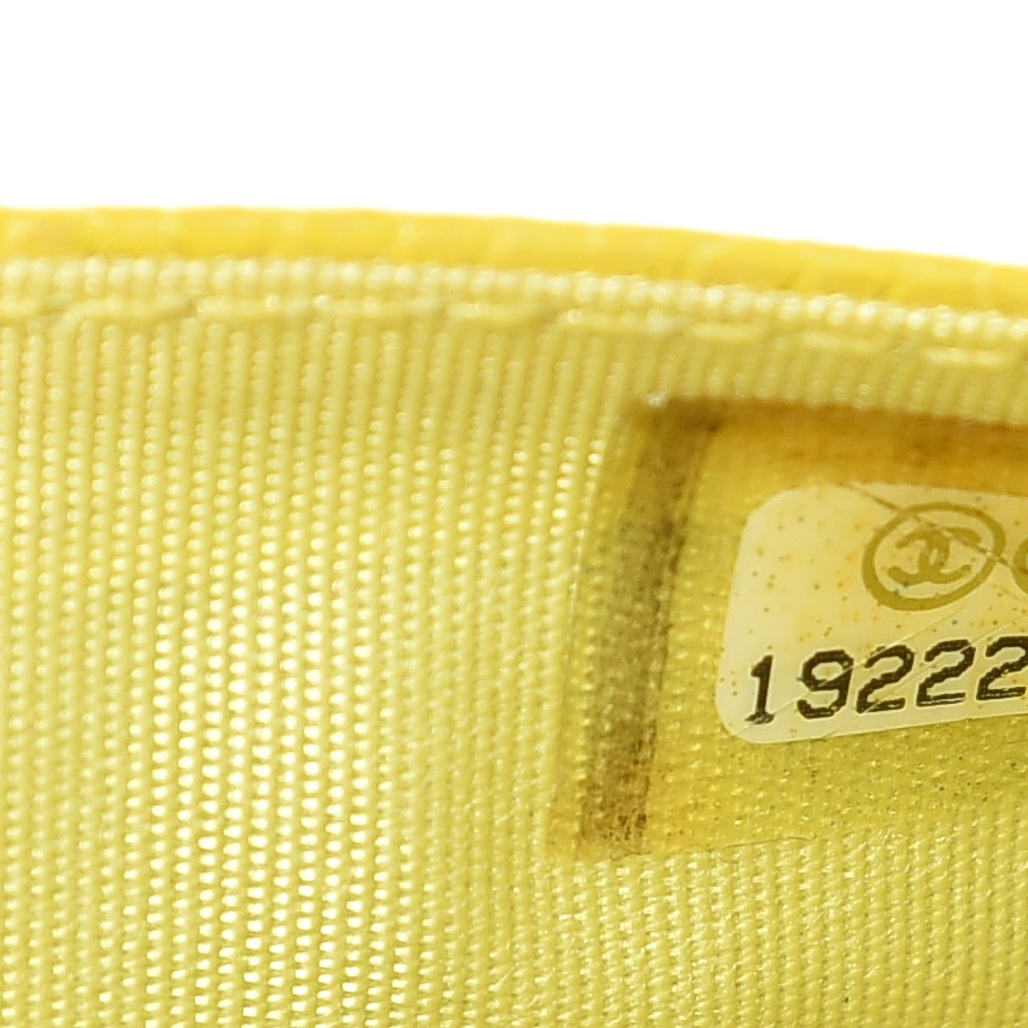 Chanel Caviar Timeless CC Wallet on Chain WOC Yellow 8 of 17