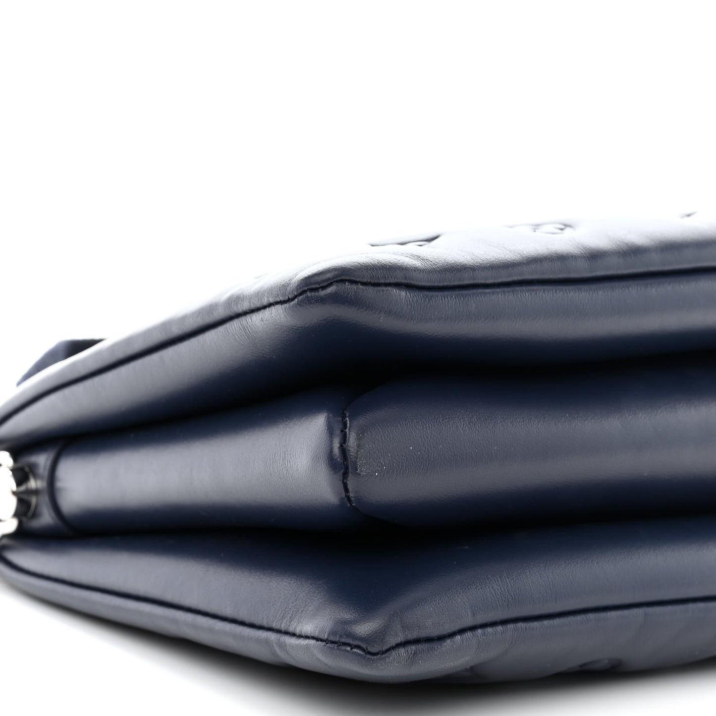 Lambskin Embossed Monogram Coussin PM Navy