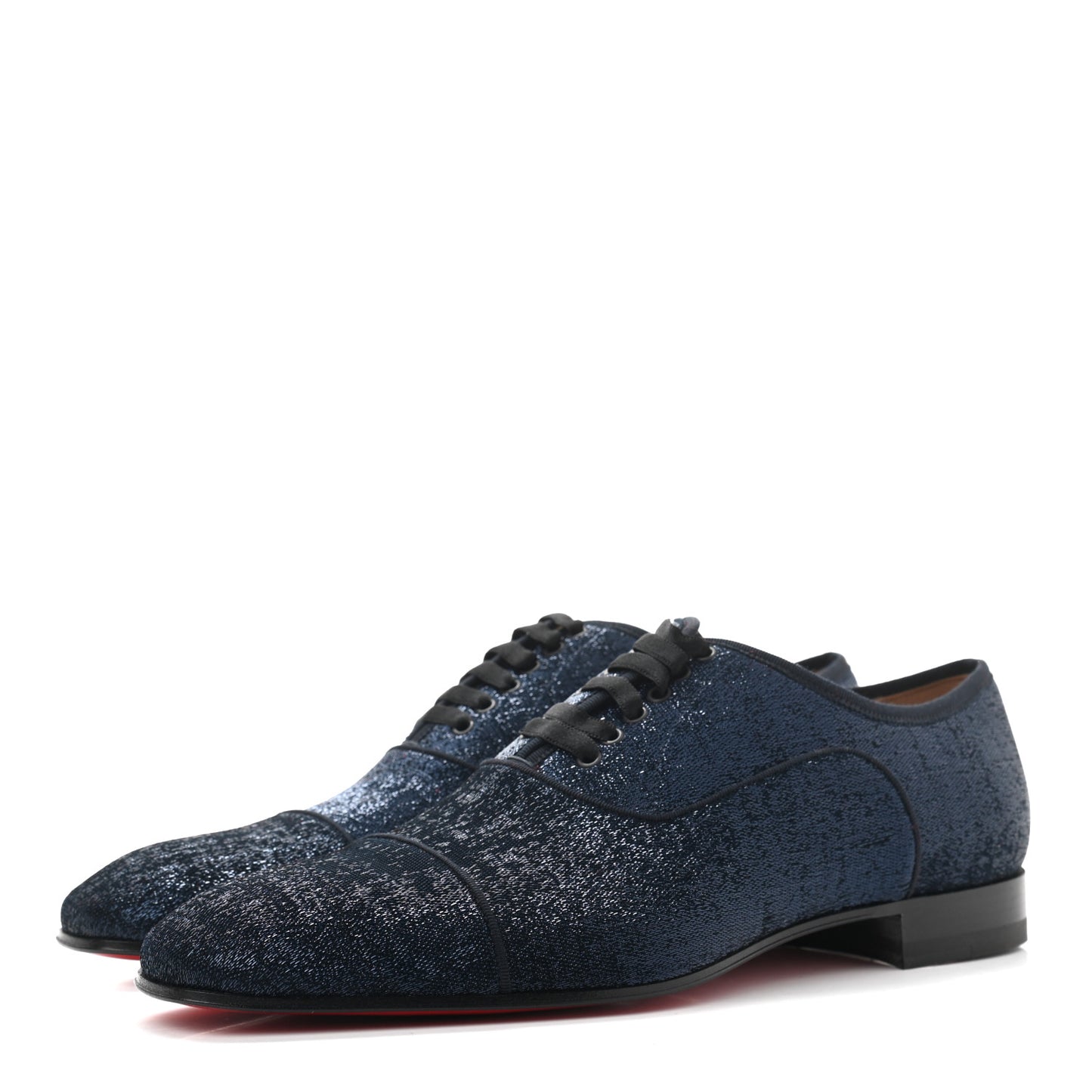 Glitter Mens Greggo Orlato Flat Oxfords 40.5 Marine