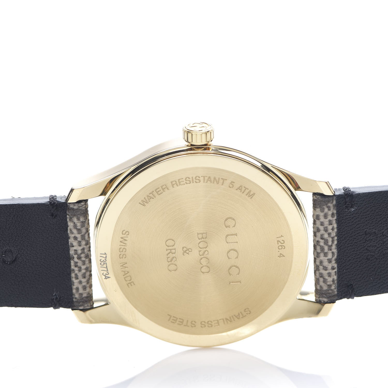 Gucci Stainless Steel Canvas 38mm G-Timeless GG Supreme Bosco Quartz Watch Brown 4 of 6