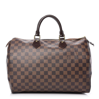 Louis Vuitton Damier Ebene Speedy 35 1 of 9