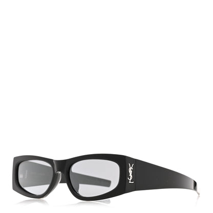 Saint Laurent Acetate Rectangle SL M140/F Sunglasses Black 1 of 9