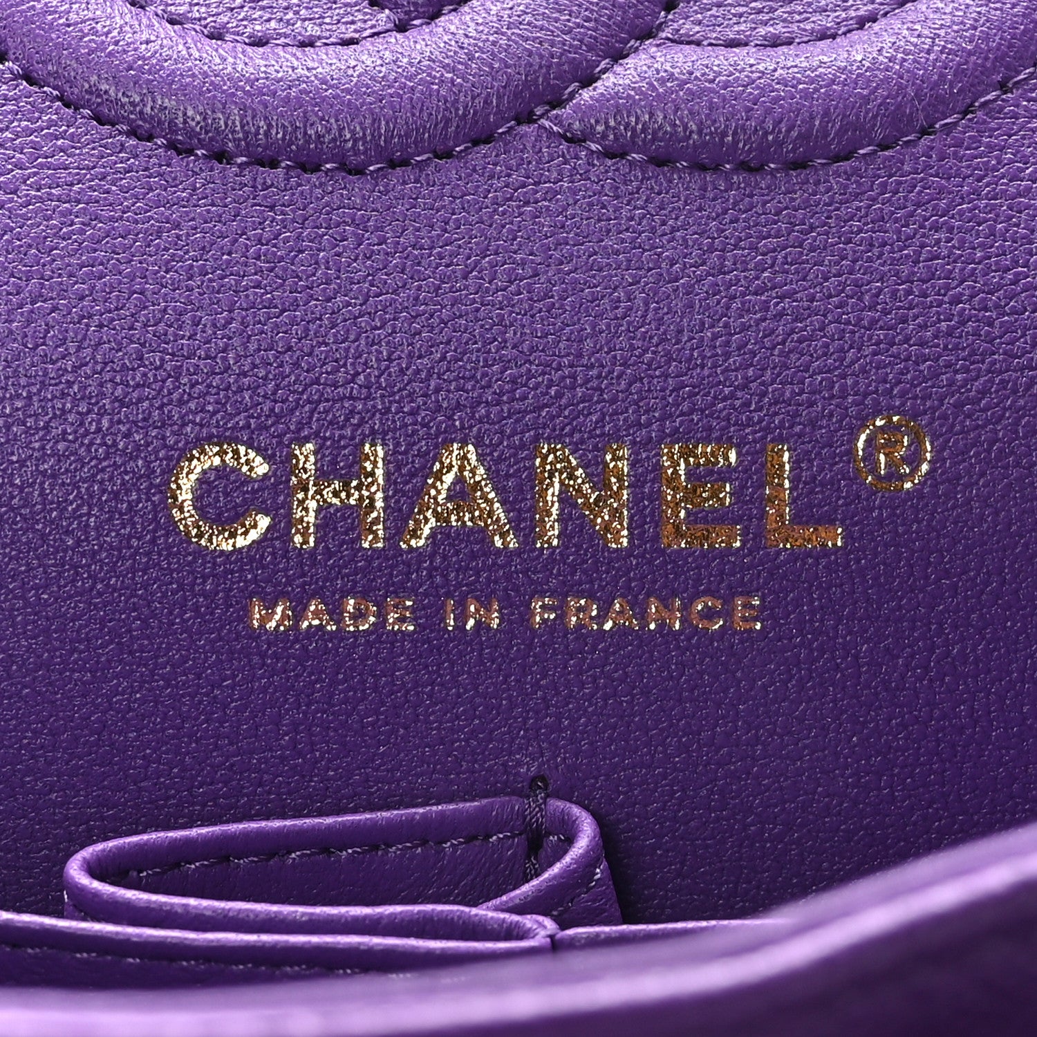 Chanel Caviar Quilted Small Double Flap Dark Purple 6 of 10