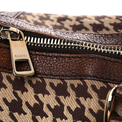 Gucci Fabric Pied De Poule Medium Seventies Web Boston Brown 31 of 36
