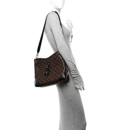 Louis Vuitton Monogram Odeon MM Black 2 of 9
