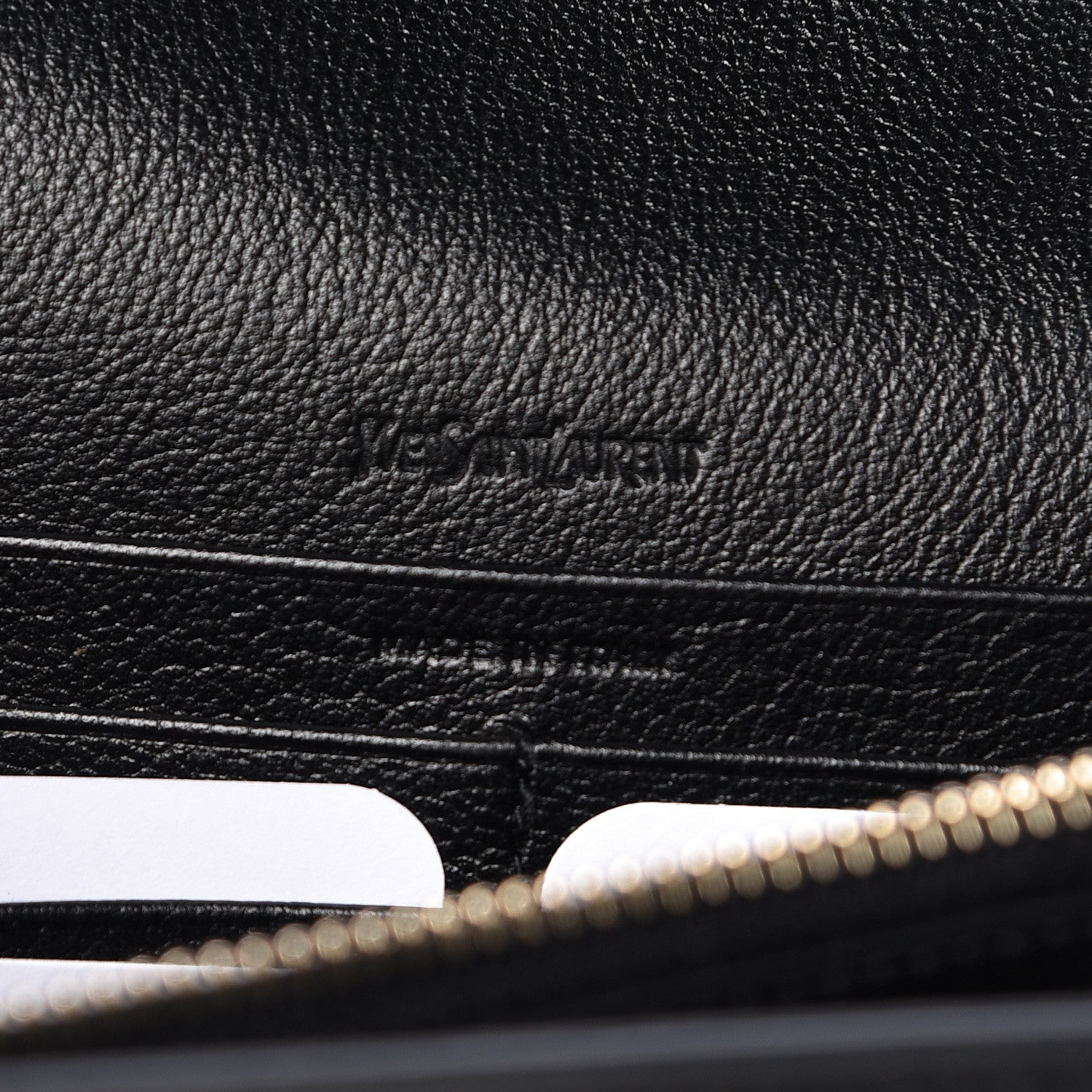 Saint Laurent Calfskin Monogram Belle de Jour Chain Clutch Black 7 of 12