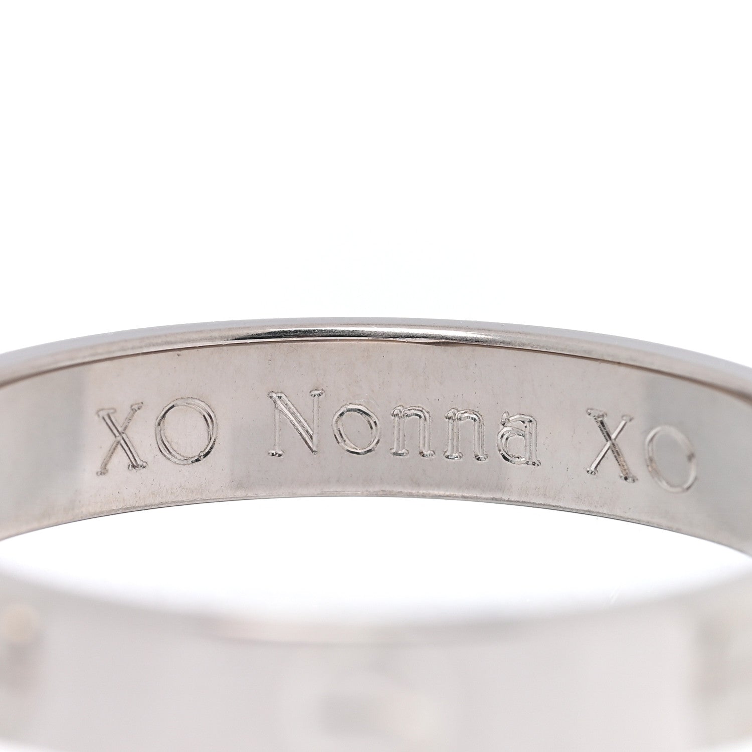 Cartier 18K White Gold 3.5mm LOVE Wedding Band Ring 57 8 5 of 6