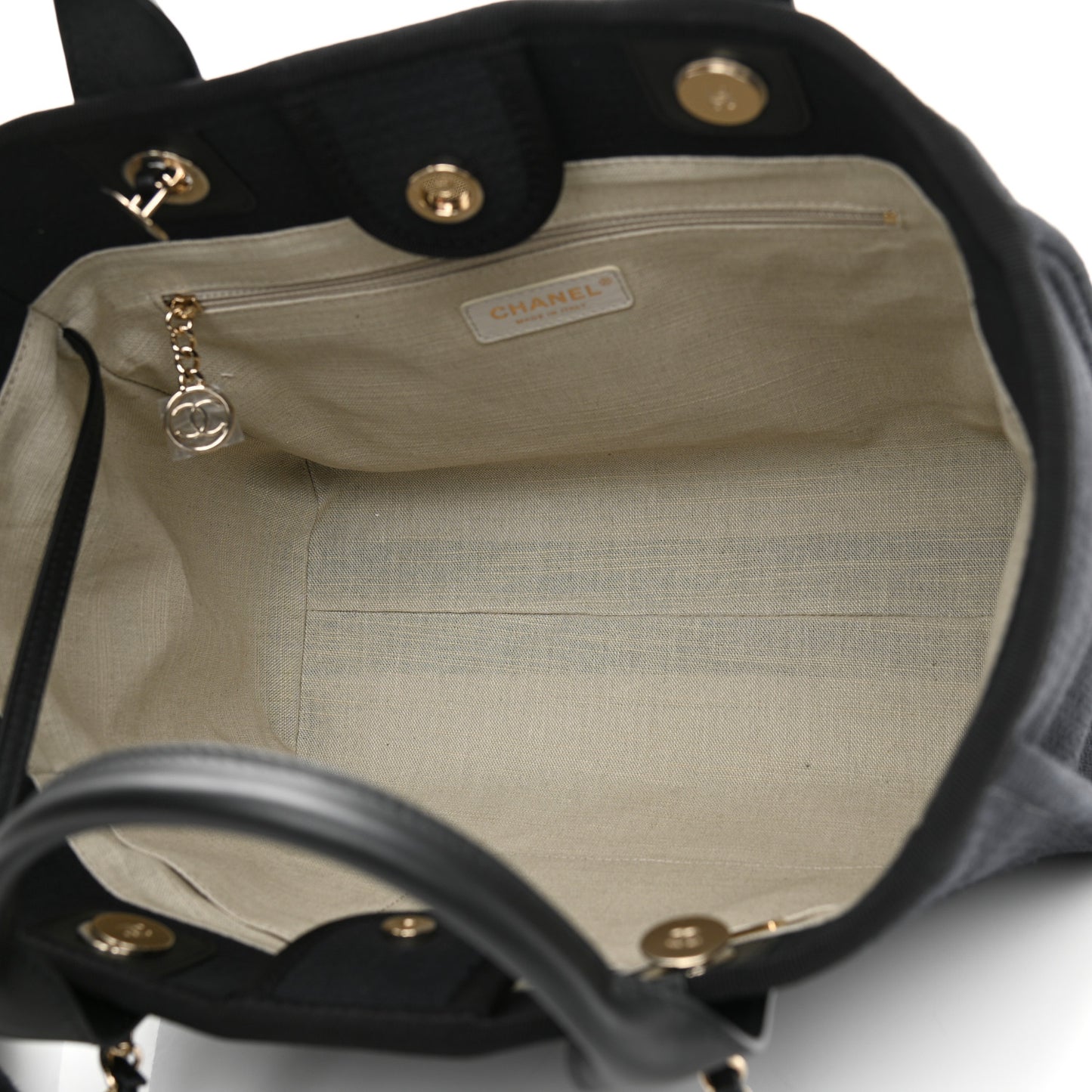 Mixed Fibers Small Deauville Tote Black